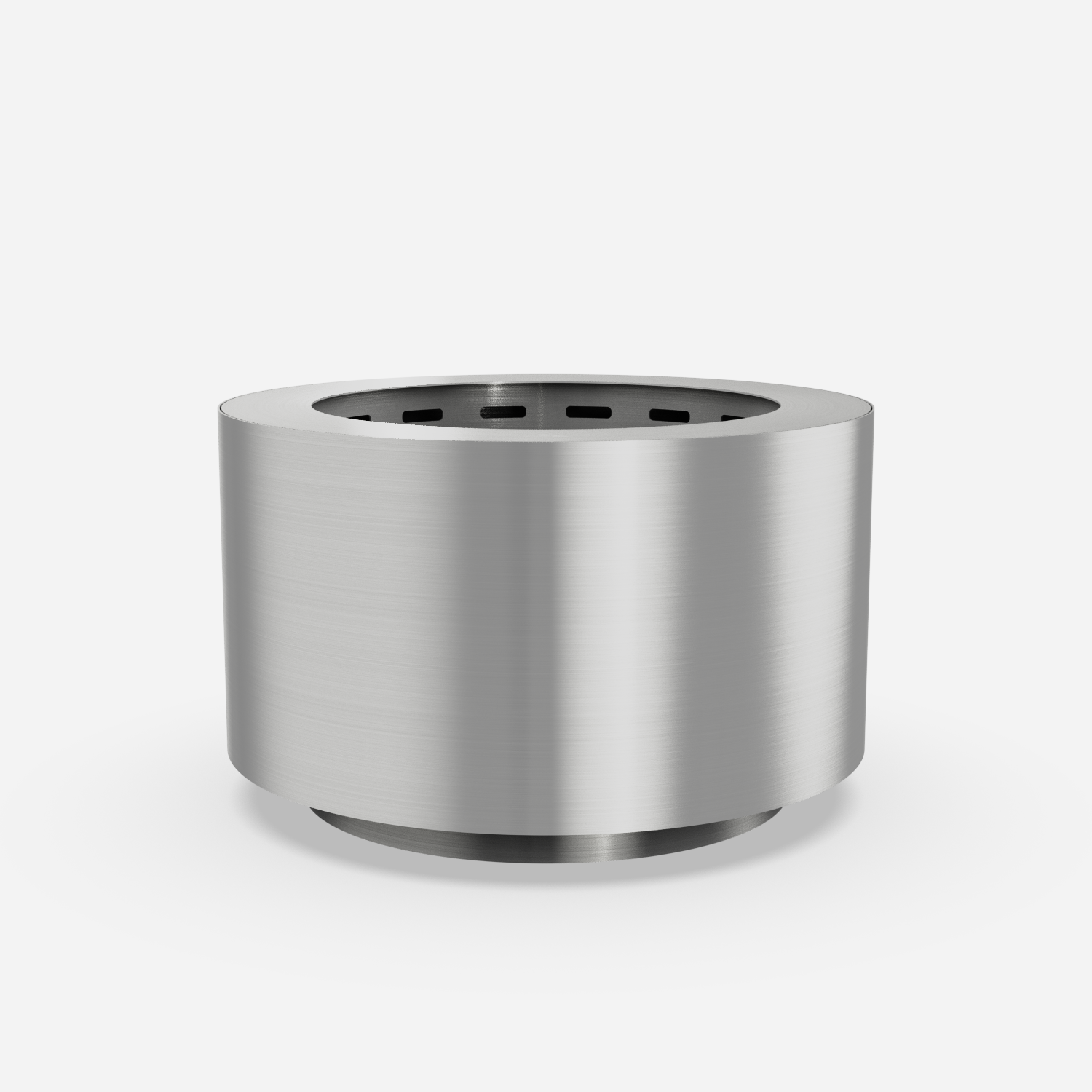 The Pit X 19 smokeless fire pit, stainless steel, made in British Columbia